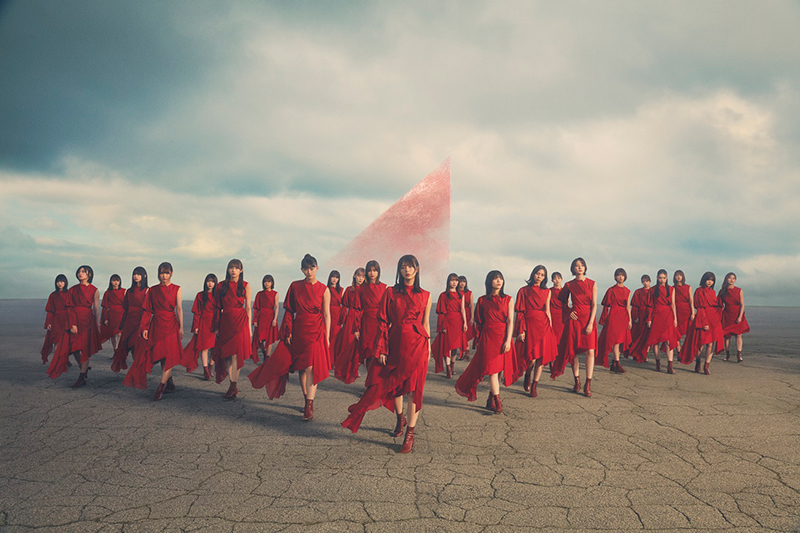 櫻坂46の3rdシングル「流れ弾」アーティスト写真