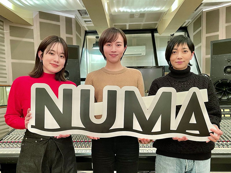 「NUMA」パネルでアピール筧美和子、比嘉愛未、遠藤久美子