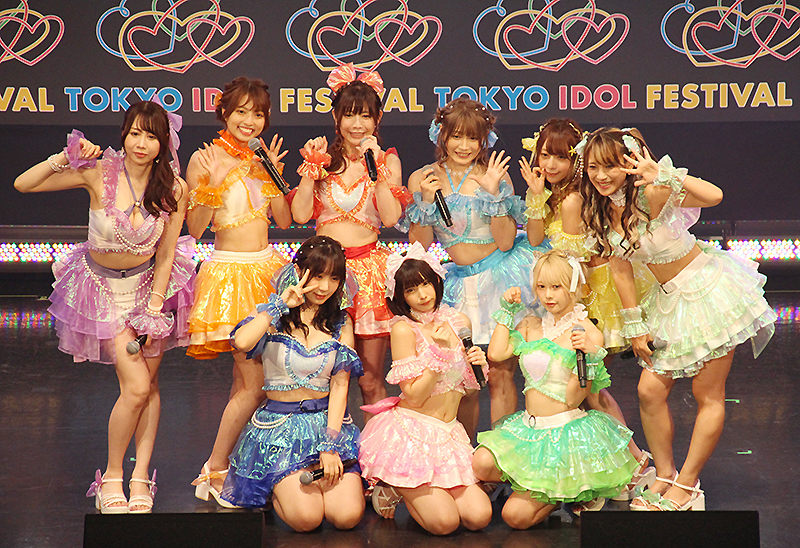 「TOKYO IDOL FESTIVAL 2022」HOT STAGEに出演したPPE41