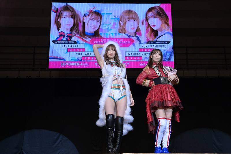愛知・名古屋国際会議場で行われた「東京女子プロレス大会」より