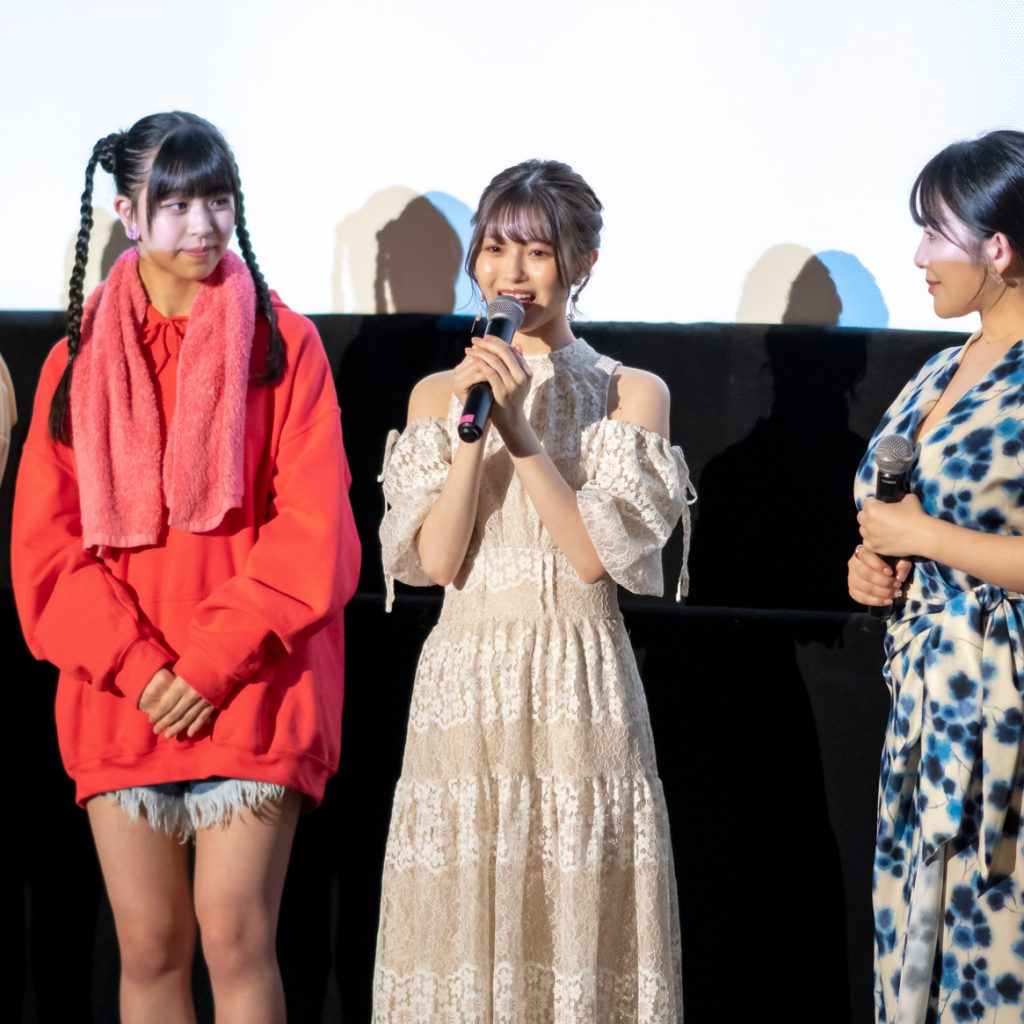 映画「夢叶えるサウナ」完成披露イベントに出演した市川美織