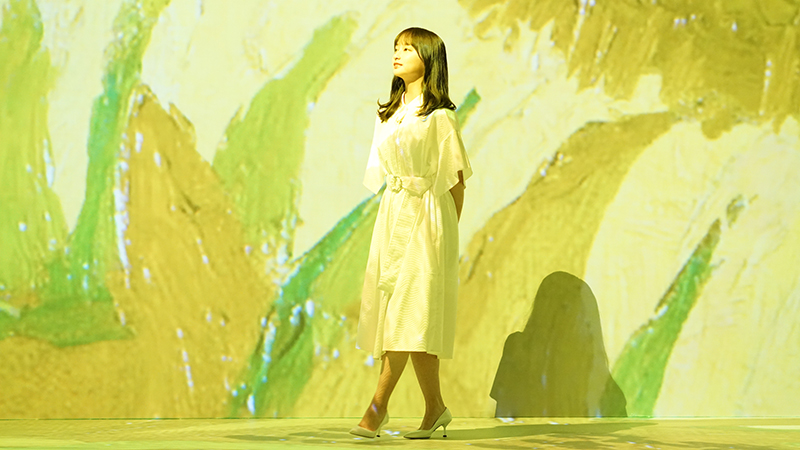 日向坂46・影山優佳が「Immersive Museum TOKYO 2023」取材会に出席