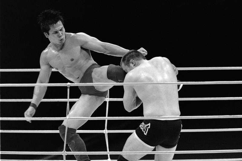 2000年5月26日、東京ドームにて行われた『コロシアム2000』での田村潔司vsジェレミー・ホーン