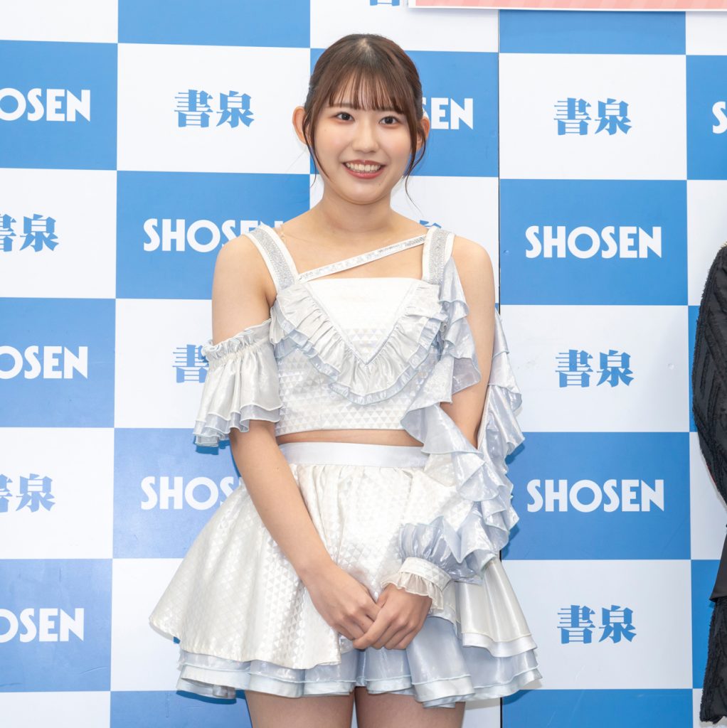 『ずぶ濡れSKE48 Team ＫⅡ』出版記念取材会に登壇した青木莉樺