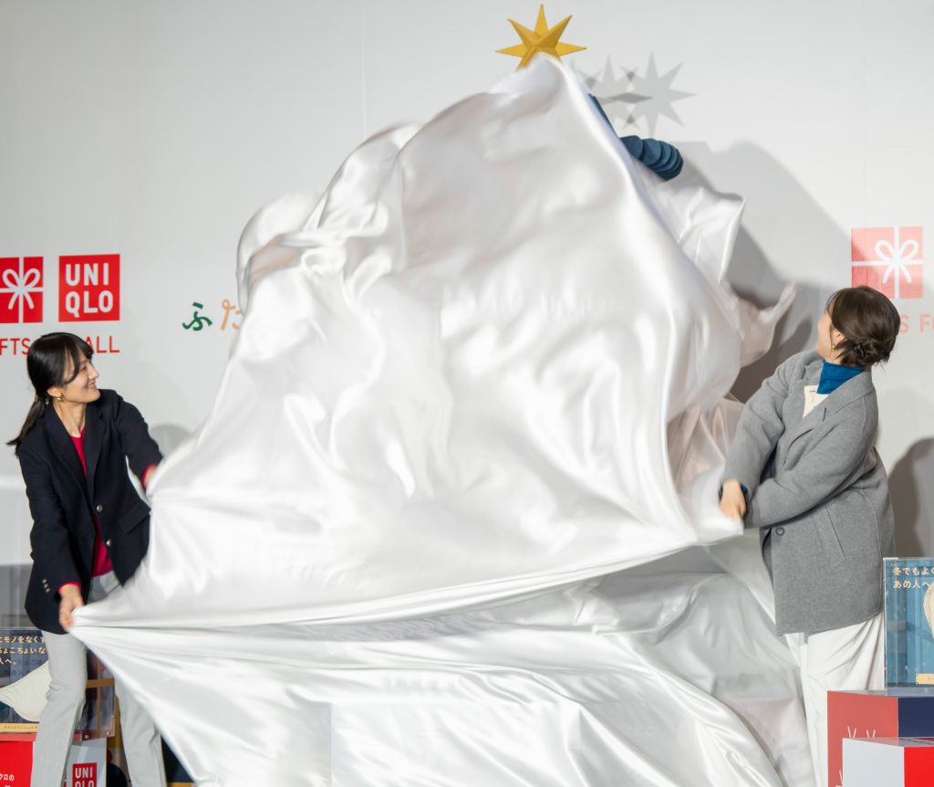 白石麻衣が「ユニクロのふだん着フト」キャンペーン記者発表会に出席