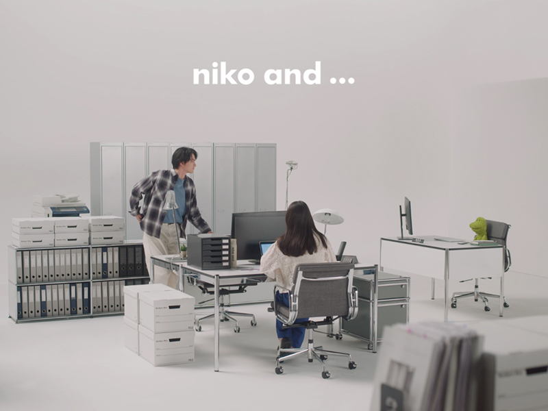 「niko and …(ニコアンド)」新WEB動画第一話「特集を作る」より